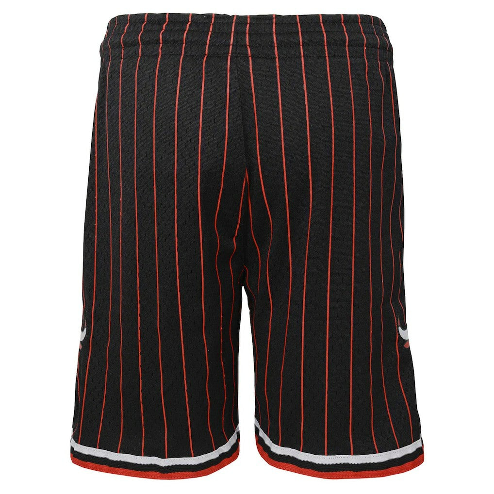 Chicago Bulls Youth Hardwood Classics Swingman Shorts - Black on sale