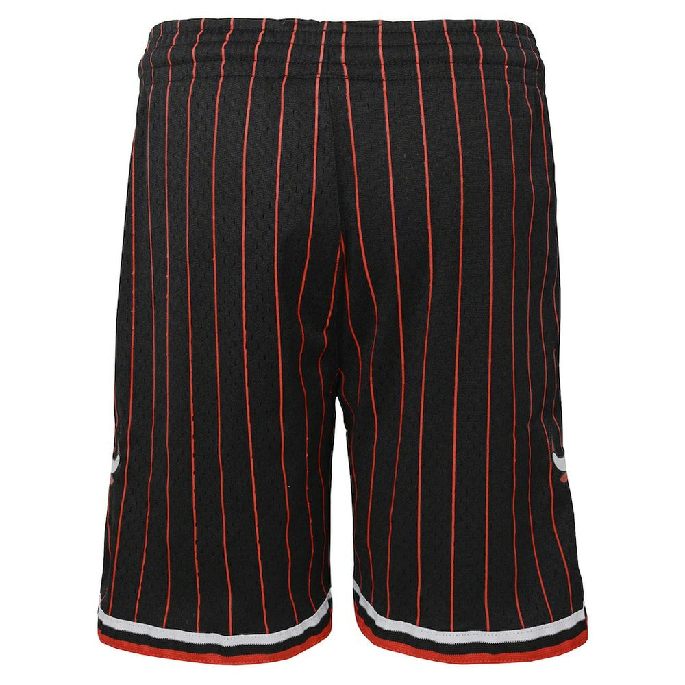 Chicago Bulls Youth Hardwood Classics Swingman Shorts - Black on sale