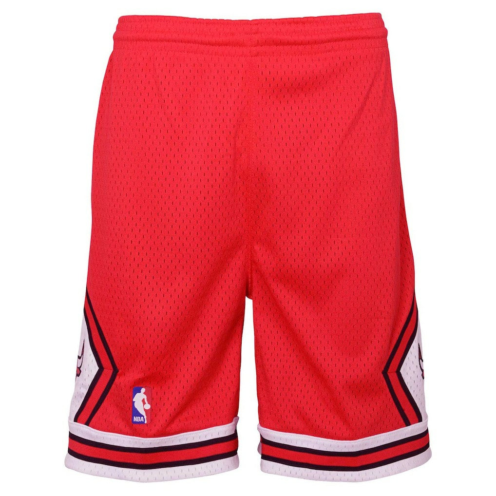 Chicago Bulls Youth Hardwood Classics Swingman Shorts - Red for sale