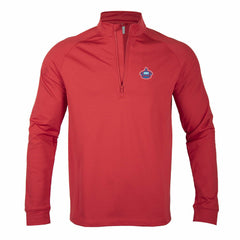 Miami Marlins Levelwear City Connect Calibre Insignia Core Quarter-Zip Pullover Top Red