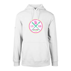 San Diego Padres Levelwear City Connect Podium Strike Pullover Hoodie White