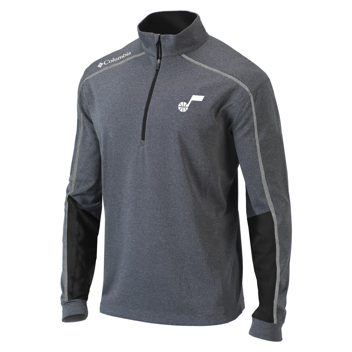 Utah Jazz Omni-Wick Shotgun 2.0 Quarter-Zip Pullover Top - Black outlet