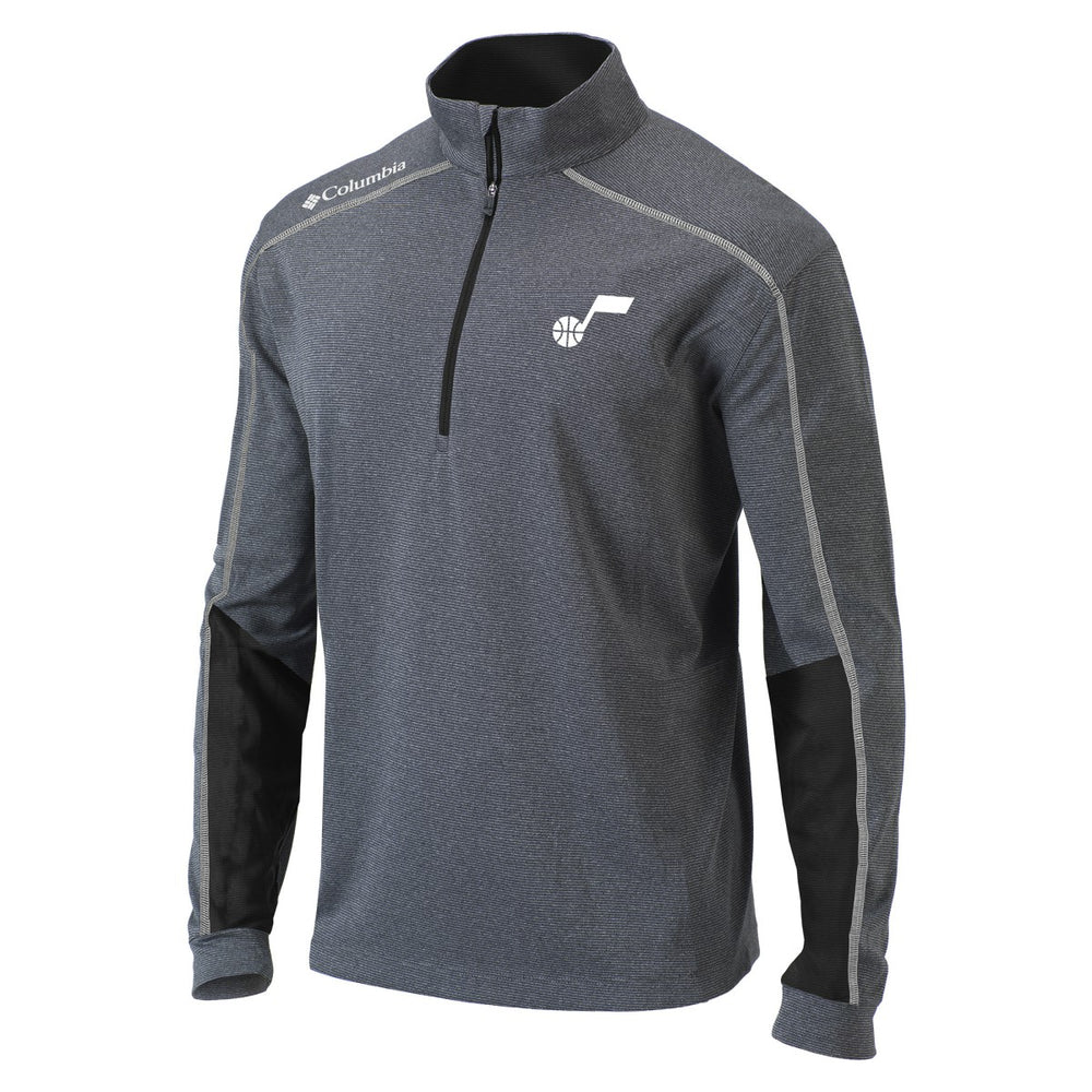 Utah Jazz Omni-Wick Shotgun 2.0 Quarter-Zip Pullover Top - Black outlet