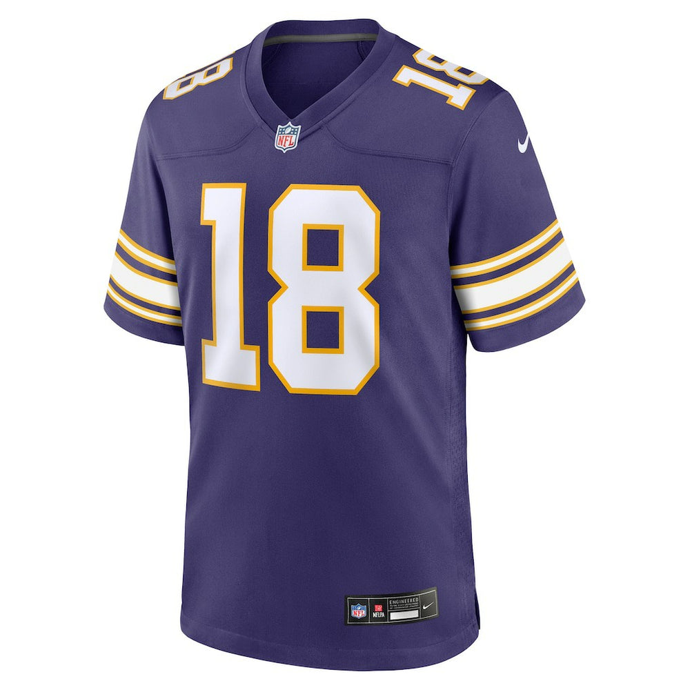 Justin Jefferson Minnesota Vikings Classic Player Game Jersey - Purple outlet