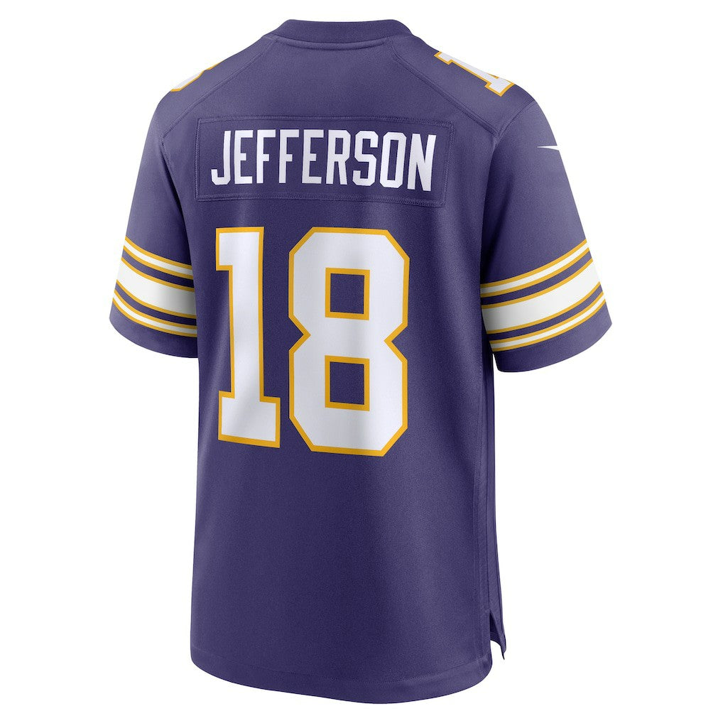 Justin Jefferson Minnesota Vikings Classic Player Game Jersey - Purple outlet