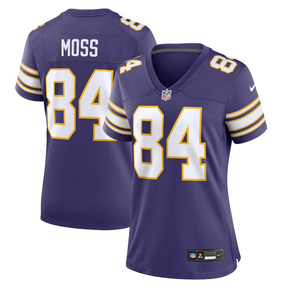Randy Moss Minnesota Vikings Women's Classic Retired Player Game Jersey - Purple sale