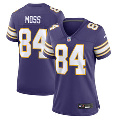 Randy Moss Minnesota Vikings Women's Classic Retired Player Game Jersey - Purple sale