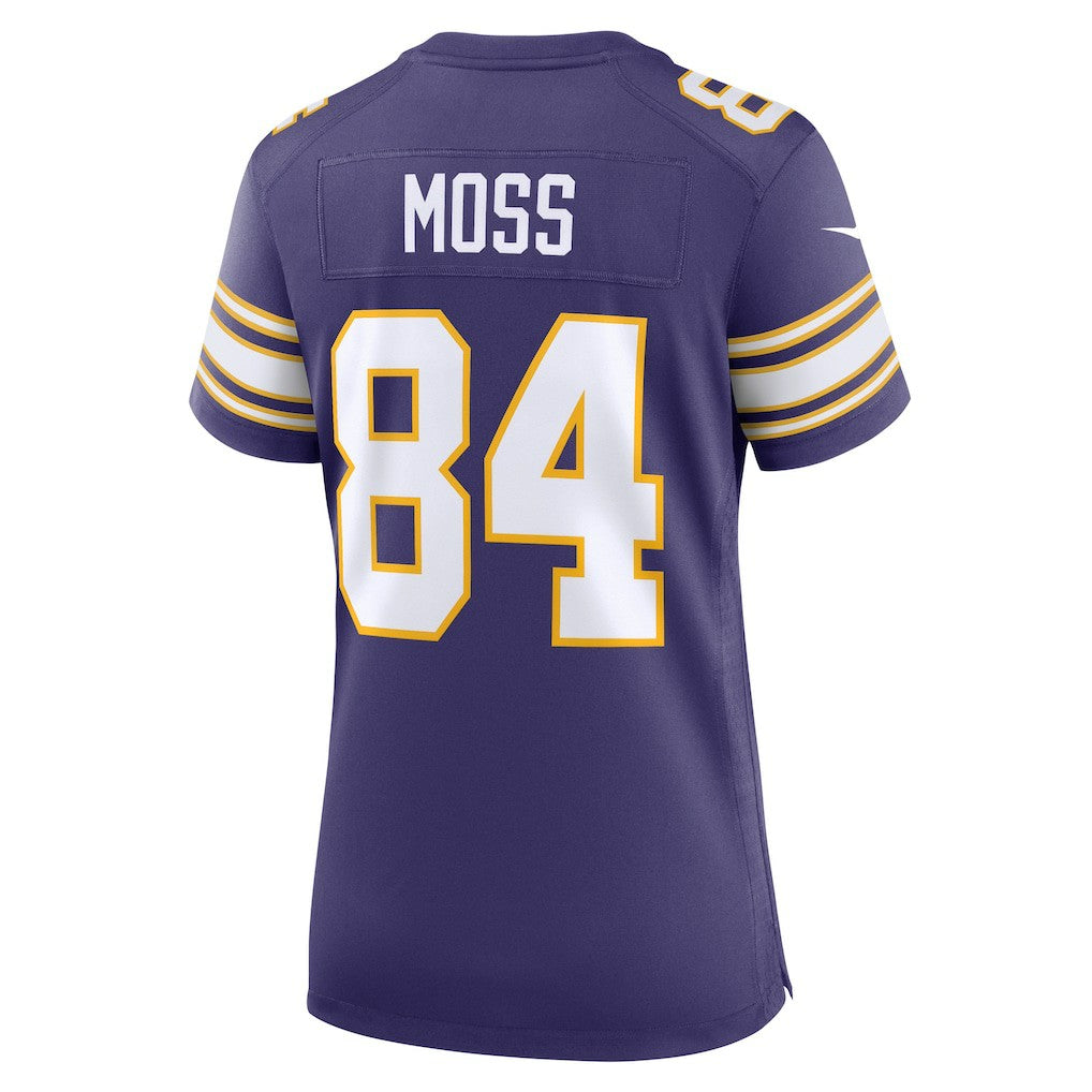 Randy Moss Minnesota Vikings Women's Classic Retired Player Game Jersey - Purple sale
