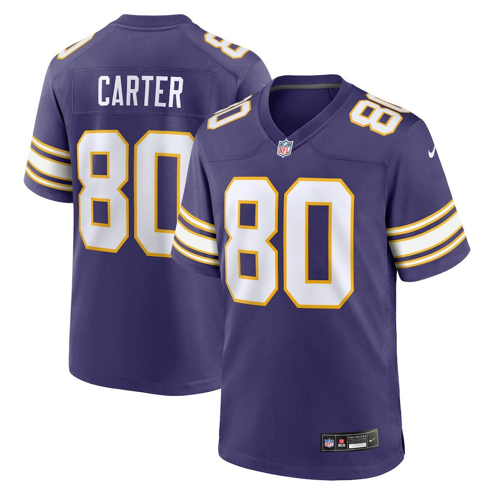 Cris Carter Minnesota Vikings Retired Player Alternate Game Jersey - Purple sale
