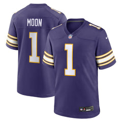 Warren Moon Minnesota Vikings Retired Player Alternate Game Jersey - Purple on sale
