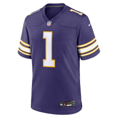 Warren Moon Minnesota Vikings Retired Player Alternate Game Jersey - Purple on sale