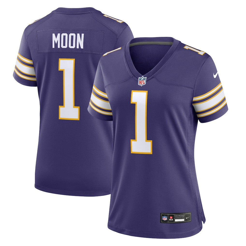 Warren Moon Minnesota Vikings Women's Classic Retired Player Game Jersey - Purple online