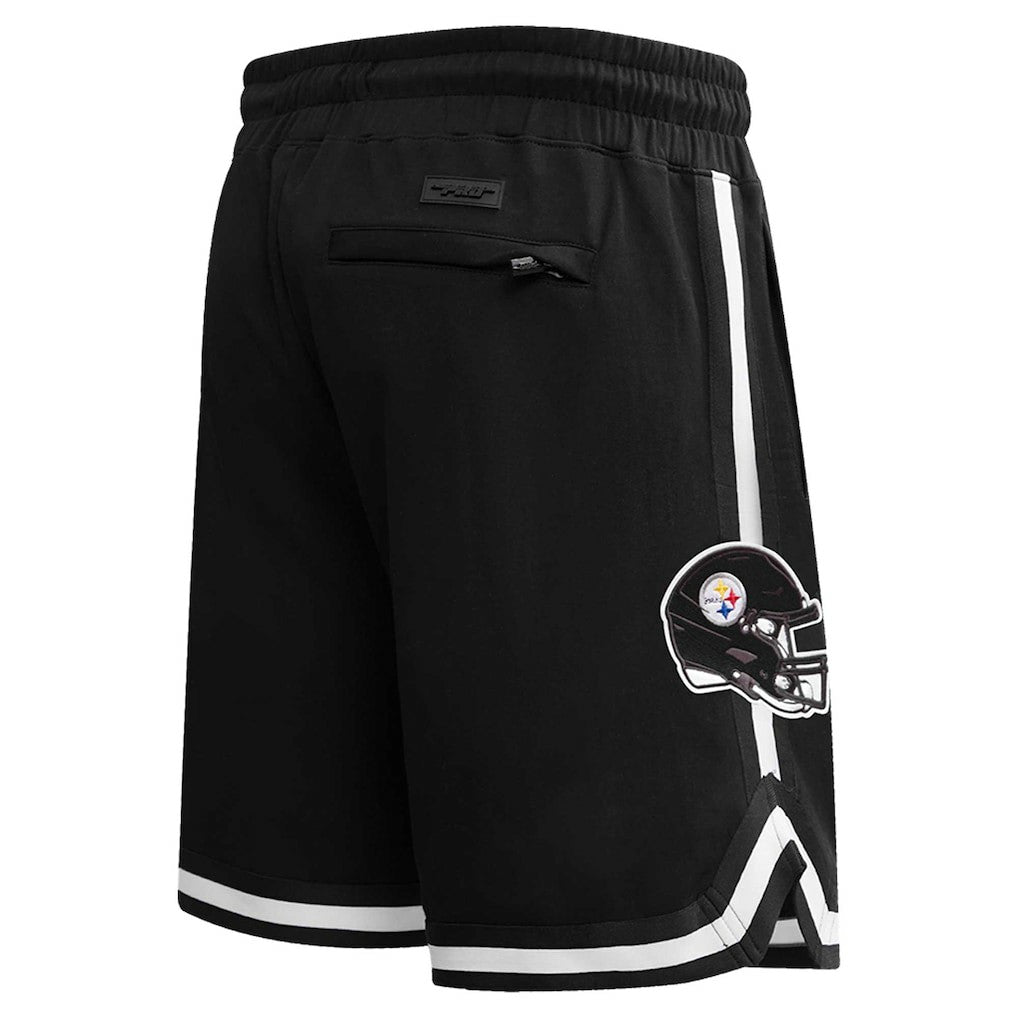 Pittsburgh Steelers Pro Standard Classic Chenille Shorts - Black sale
