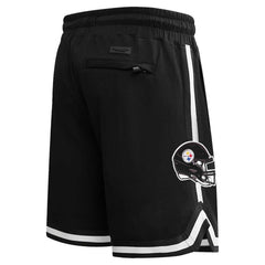 Pittsburgh Steelers Pro Standard Classic Chenille Shorts - Black sale
