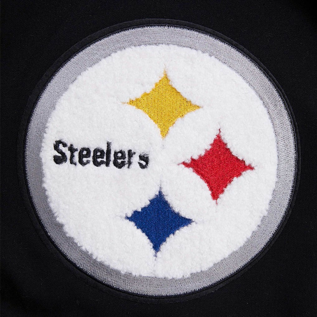 Pittsburgh Steelers Pro Standard Classic Chenille Shorts - Black sale