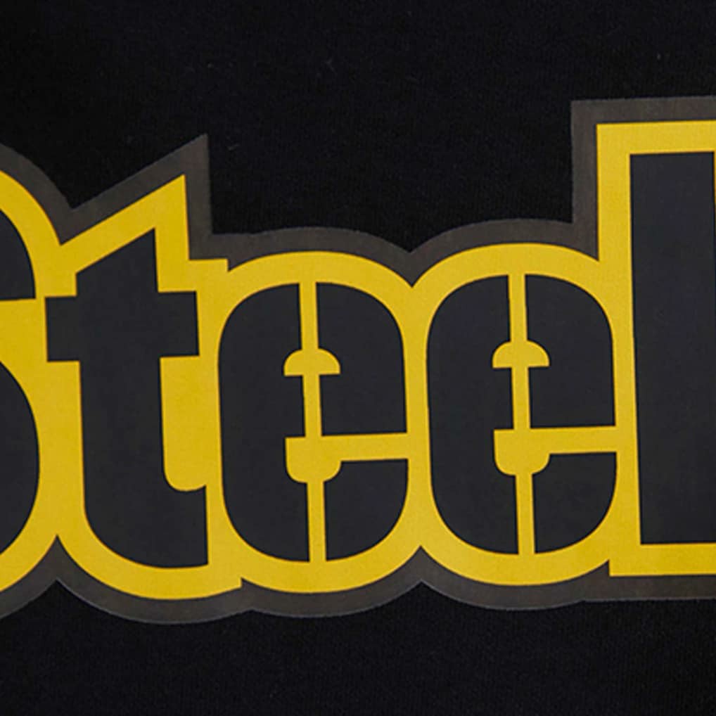 Pittsburgh Steelers Pro Standard Classic Chenille Shorts - Black sale