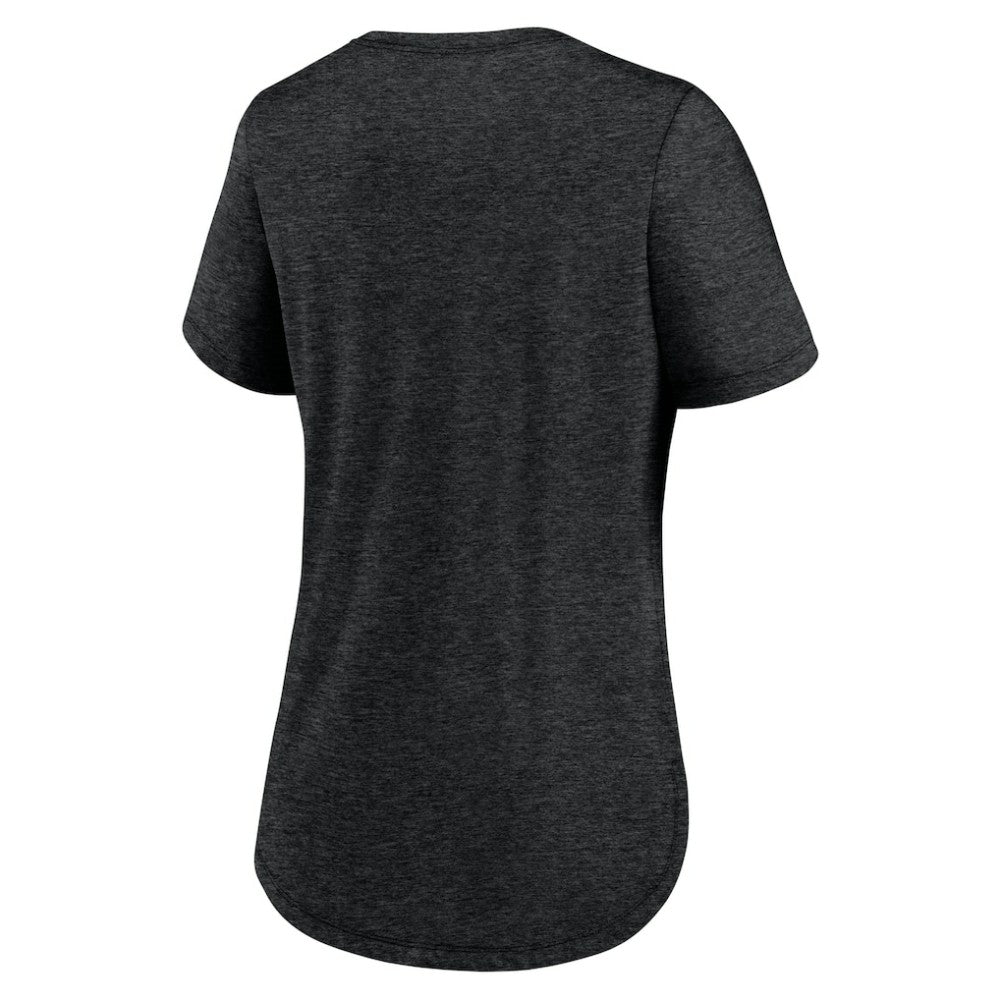 Baltimore Orioles Women's Big Swoosh Tri-Blend Scoop Neck T-Shirt Charcoal