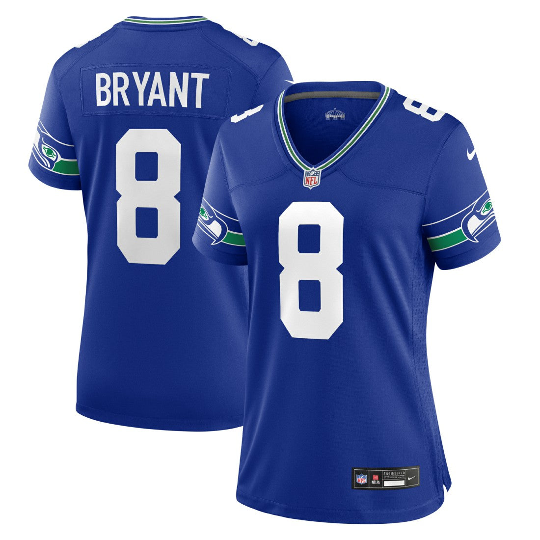 Coby Bryant Seattle Seahawks Women's Throwback Player Game Jersey - Royal for sale
