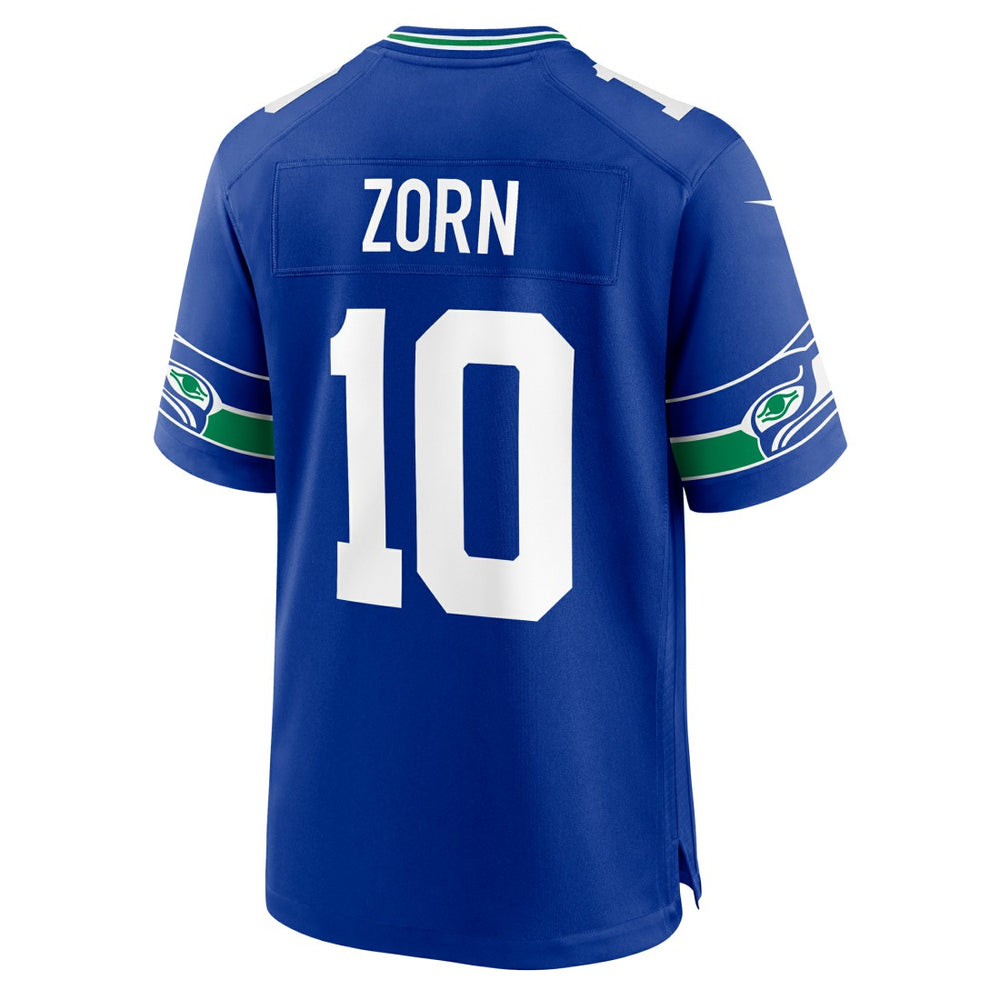 Jim Zorn Seattle Seahawks Retired Player Alternate Game Jersey - Royal discount