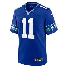 Jaxon Smith-Njigba Seattle Seahawks Throwback Player Game Jersey - Royal on sale