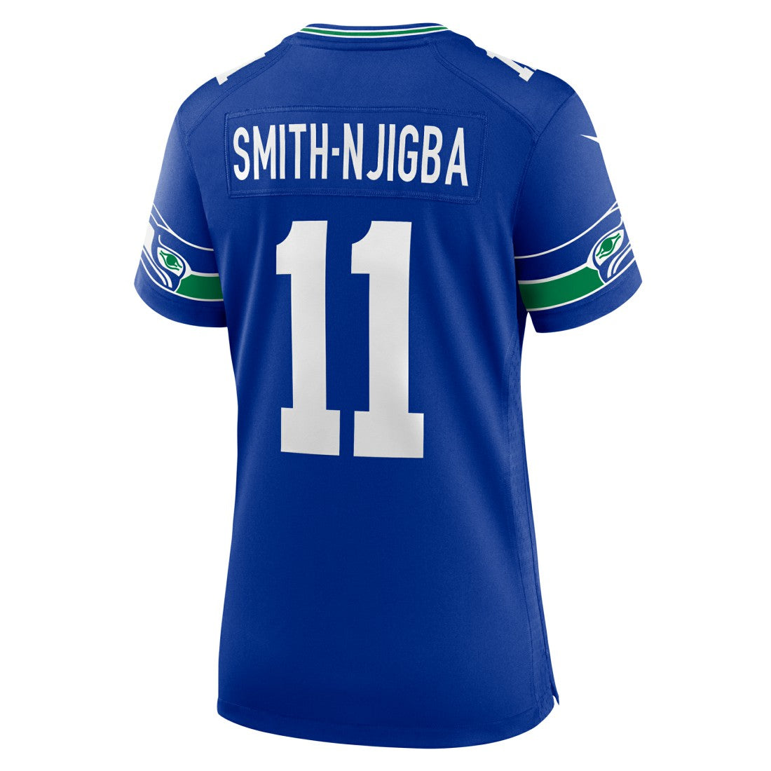 Jaxon Smith-Njigba Seattle Seahawks Women's Throwback Player Game Jersey - Royal outlet