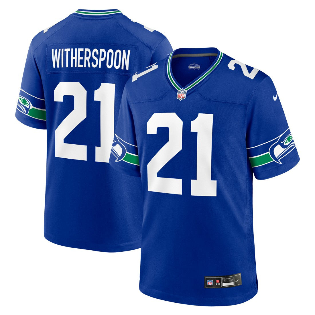 Devon Witherspoon Seattle Seahawks Throwback Player Game Jersey - Royal cheap