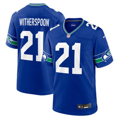 Devon Witherspoon Seattle Seahawks Throwback Player Game Jersey - Royal cheap