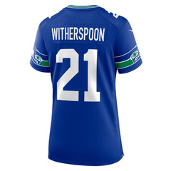 Devon Witherspoon Seattle Seahawks Women's Throwback Player Game Jersey - Royal discount