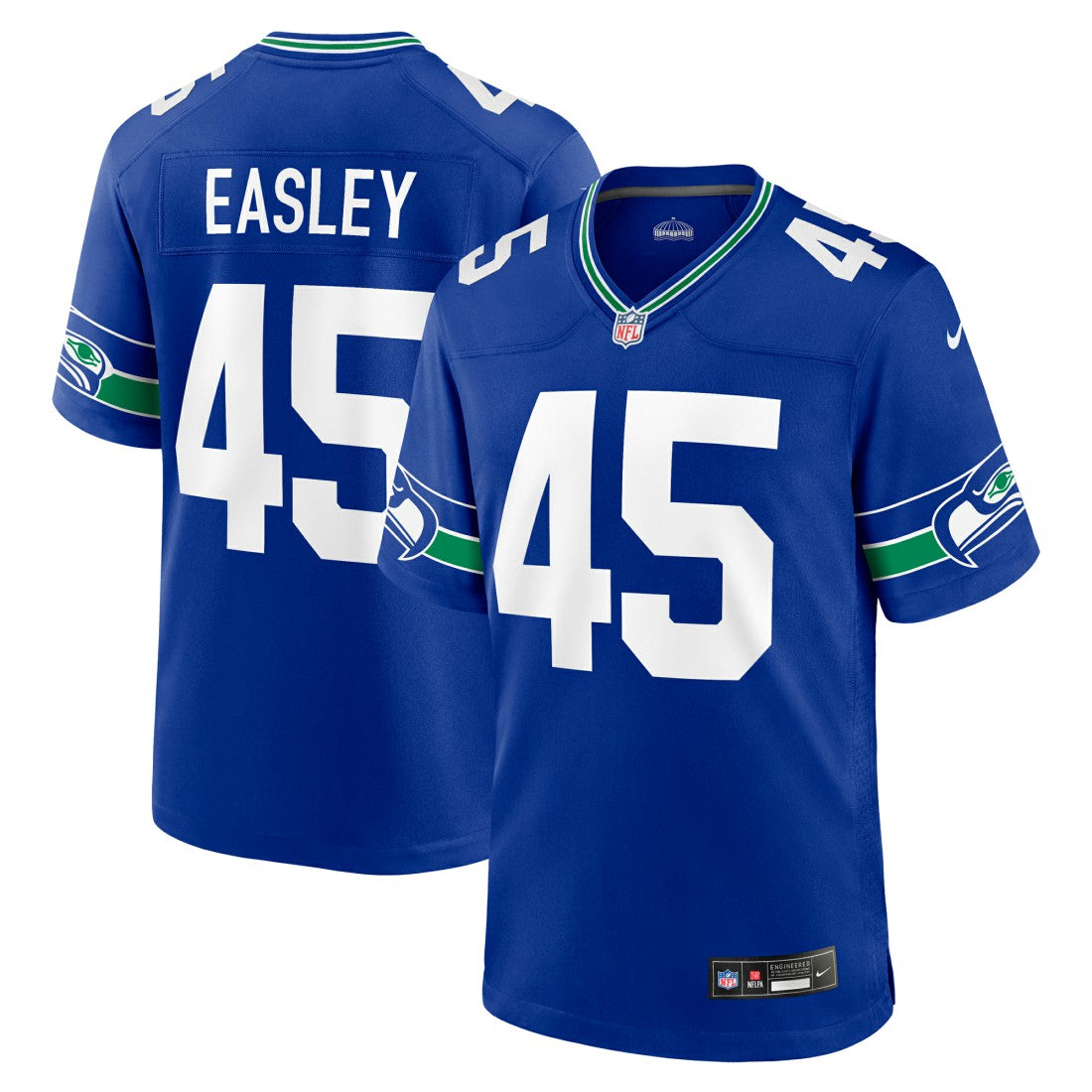 Kenny Easley Seattle Seahawks Retired Player Alternate Game Jersey - Royal on sale