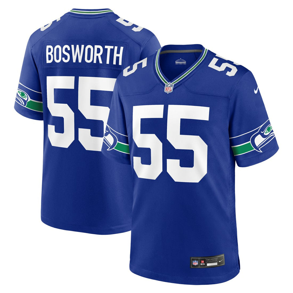 Brian Bosworth Seattle Seahawks Retired Player Alternate Game Jersey - Royal outlet