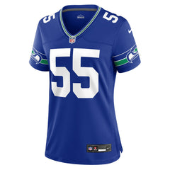 Brian Bosworth Seattle Seahawks Women's Throwback Retired Player Game Jersey - Royal outlet
