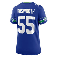 Brian Bosworth Seattle Seahawks Women's Throwback Retired Player Game Jersey - Royal outlet
