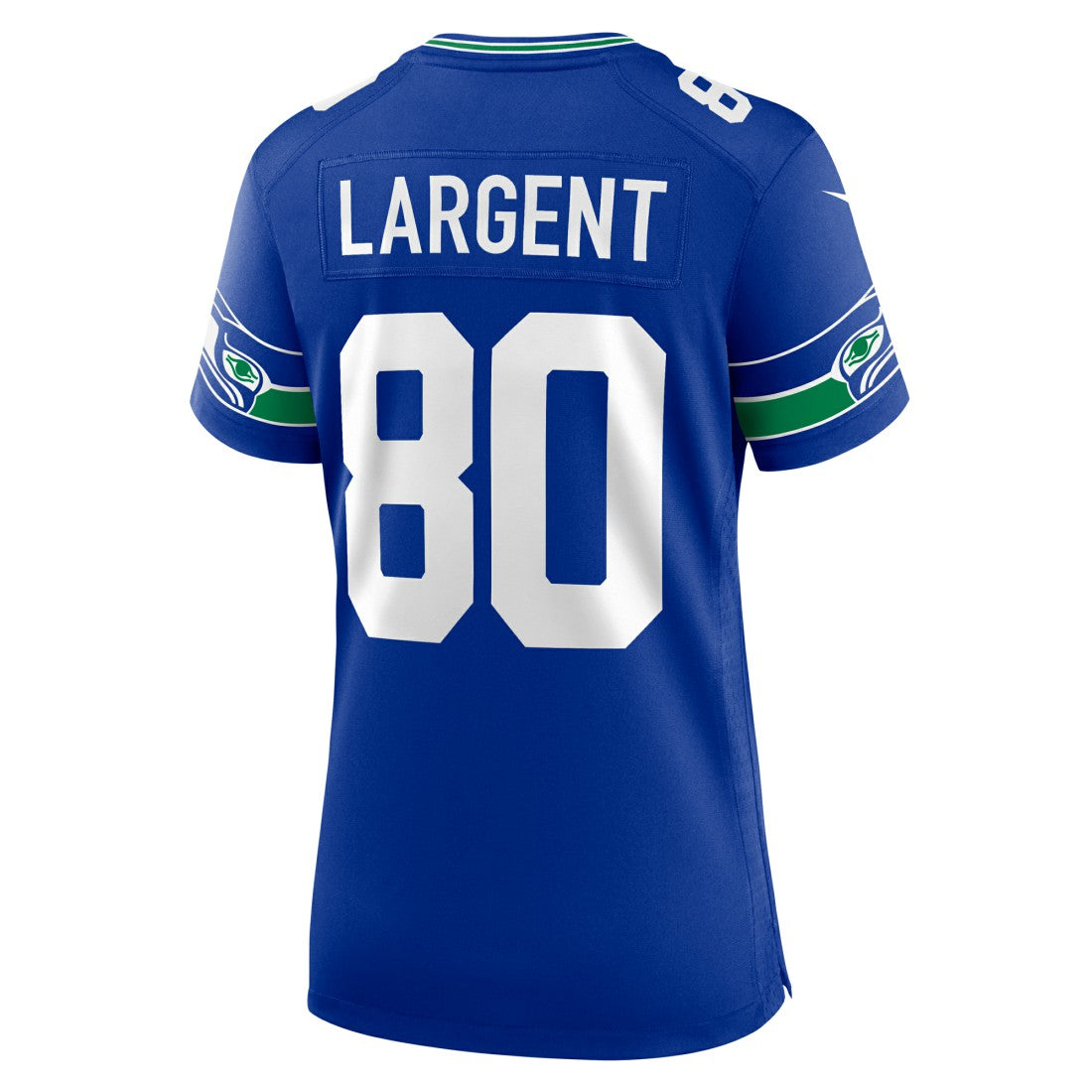 Steve Largent Seattle Seahawks Women's Throwback Retired Player Game Jersey - Royal discount