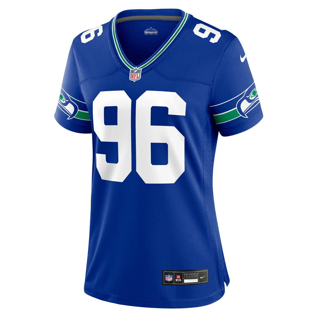 Cortez Kennedy Seattle Seahawks Women's Throwback Player Game Jersey - Royal outlet