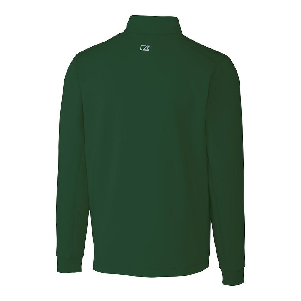 Philadelphia Eagles Cutter & Buck Traverse Stretch Quarter-Zip Pullover - Hunter Green for sale