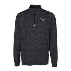 Philadelphia Eagles Cutter & Buck Traverse Camo Print Stretch Quarter-Zip Pullover - Black cheap