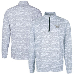 Philadelphia Eagles Cutter & Buck Traverse Camo Print Stretch Quarter-Zip Pullover - Charcoal cheap
