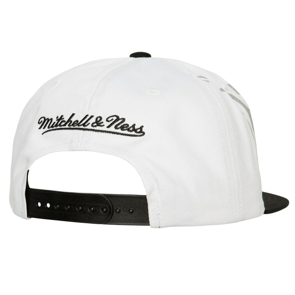 Brooklyn Nets Hot Fire Snapback Hat - White sale