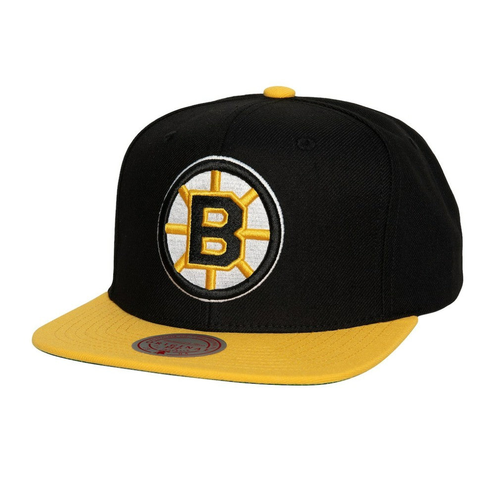 Boston Bruins Mitchell & Ness Core Team Ground 2.0 Snapback Hat - Black Hats