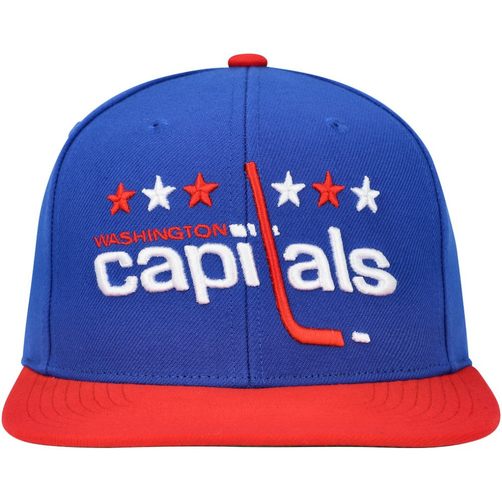 Washington Capitals Mitchell & Ness Core Team Ground 2.0 Snapback Hat - Blue Hats