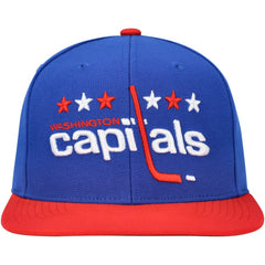 Washington Capitals Mitchell & Ness Core Team Ground 2.0 Snapback Hat - Blue Hats