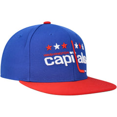 Washington Capitals Mitchell & Ness Core Team Ground 2.0 Snapback Hat - Blue Hats