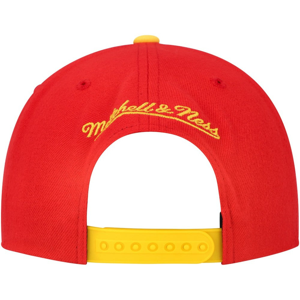 Calgary Flames Mitchell & Ness Core Team Ground 2.0 Snapback Hat - Red Hats