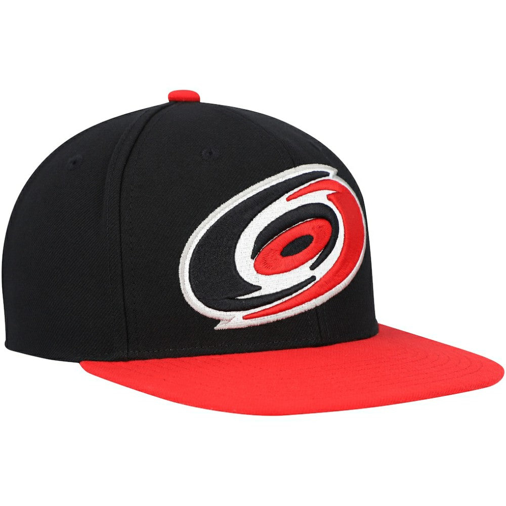 Carolina Hurricanes Mitchell & Ness Core Team Ground 2.0 Snapback Hat - Black Hats