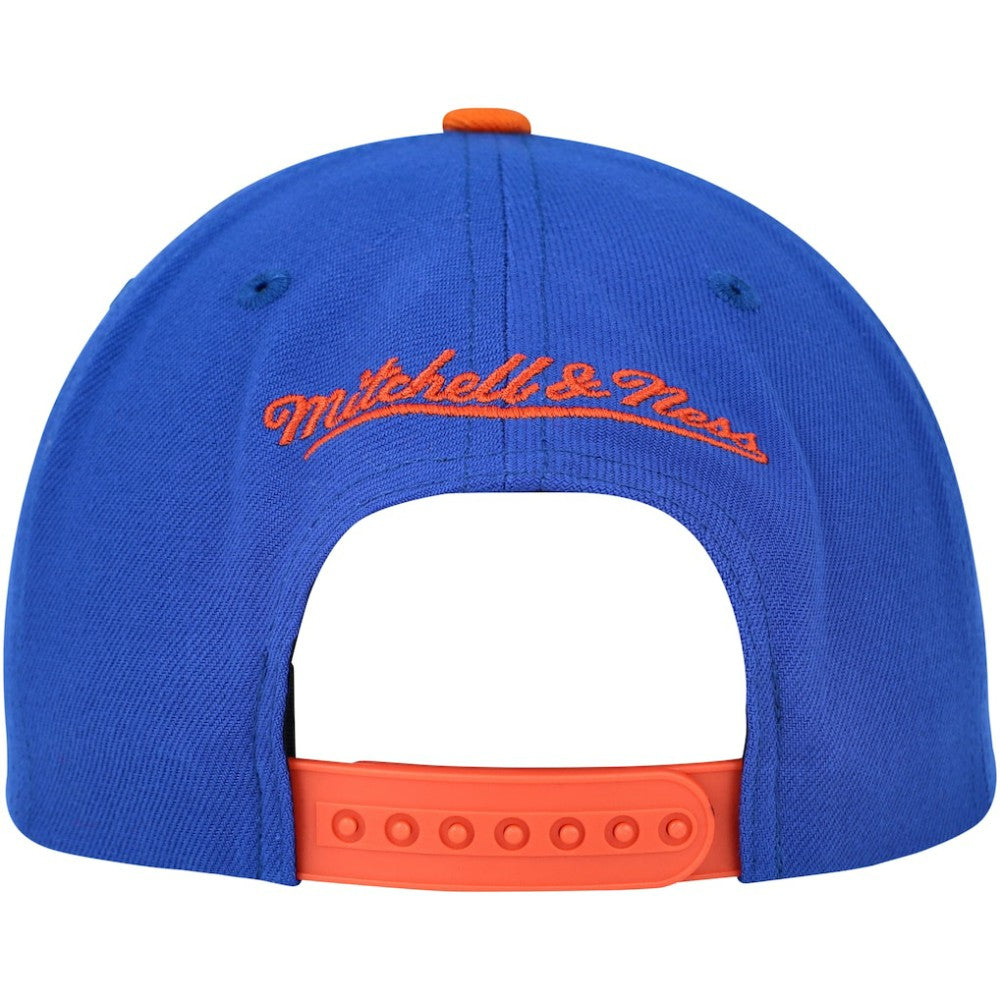 Edmonton Oilers Mitchell & Ness Core Team Ground 2.0 Snapback Hat - Blue Hats