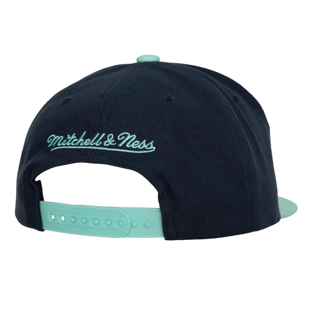 Seattle Kraken Mitchell & Ness Core Team Ground 2.0 Snapback Hat - Navy Hats