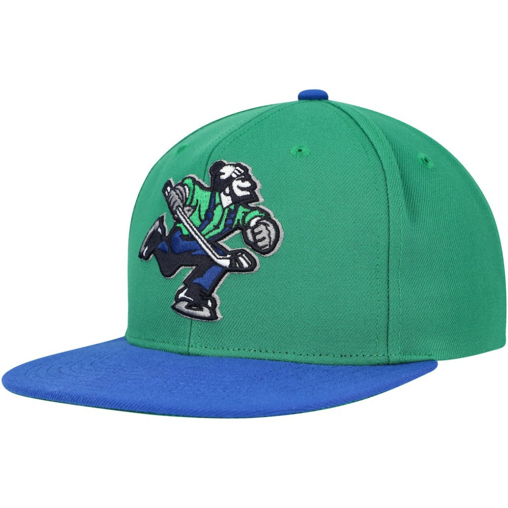 Vancouver Canucks Mitchell & Ness Core Team Ground 2.0 Snapback Hat - Green Hats