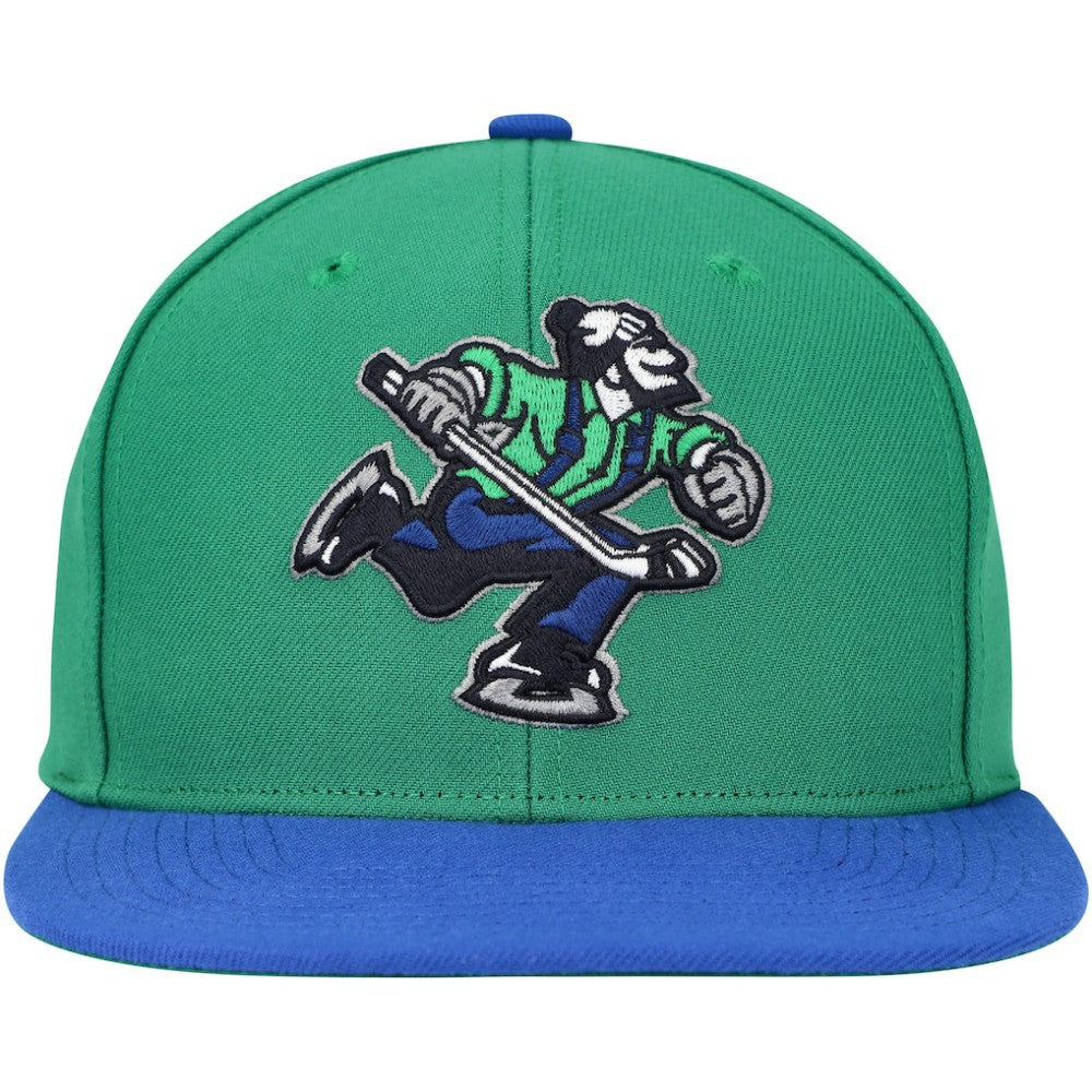 Vancouver Canucks Mitchell & Ness Core Team Ground 2.0 Snapback Hat - Green Hats