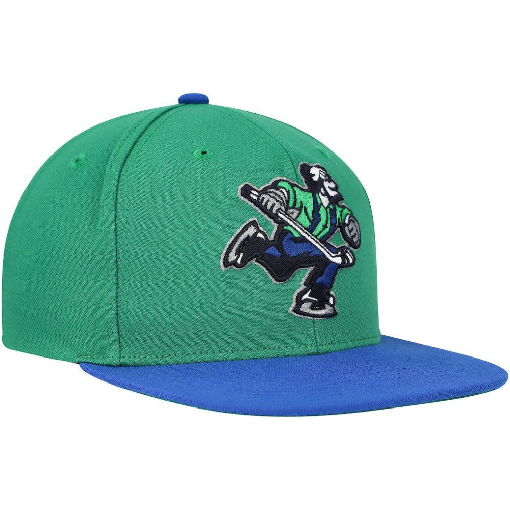 Vancouver Canucks Mitchell & Ness Core Team Ground 2.0 Snapback Hat - Green Hats