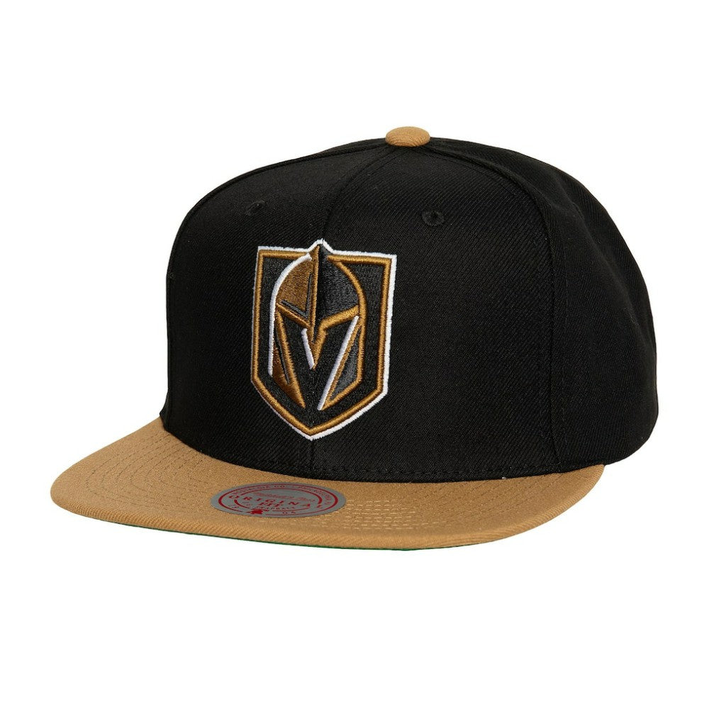Vegas Golden Knights Mitchell & Ness Core Team Ground 2.0 Snapback Hat - Black Hats